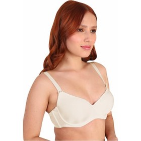 Resim Ekru Mı 190d Pedli Balenli Sütyen Beyaz 
