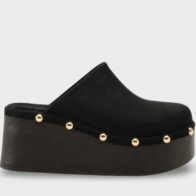Resim Capone Outfitters Marlane Dolgu Topuklu Kapalı Burunlu Kadın Sabo Terlik 