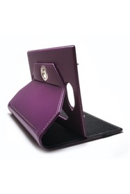 Resim essida Apple Ipad 6.nesil 9.7" Tablet Kılıf Dönebilen Standlı Tablet Kılıfı - Mor Uyumlu 