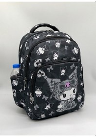 Resim Karakter Desen 3'lü Takım Kız Çocuğu İlkokul Sırt Çantası Yüz Siy 