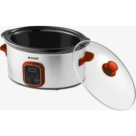 Resim Arçelik K 1293 Gurme Slow Cooker Buharlı Pişirici 