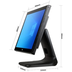 Resim Tiwox TP-7610 18.5" Dokunmatik Pos PC 128GB Nwme SSD 8GB DDR4 RAM Diğer Boyut ve Ağırlık 