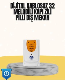 Resim Kablosuz Kapı Zili Düzenli Ve Konforlu Yaşam Alanları İçin 