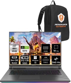Resim ASUS ROG Strix G18 i9-14900HX 64GB 512GB SSD RTX4070\u002F8GB 240Hz 18\ WQXGA 
