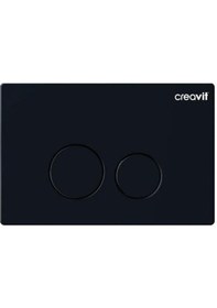 Resim Creavit Terra Mat Siyah Boyalı Kumanda Paneli Mat Siyah 