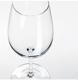 Resim Şarap Kadehi, Cam, 49 Cl, 6 Adet Beyaz 