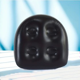 Resim Elmpaly Siyah Vakup Bağlantılı Yetişkin Masaj Yastığı Şilte Spa Oturma Kolçak Siyah 