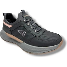 Resim Cakgo Acropol 137-26 Cilt Deri Slip On Anatomik Kadın Sneaker Füme Pudra 36-40 