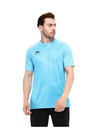 Resim Raru Erkek Dijital Baskılı T-Shirt Justa Turkuaz (550688298) Çok Renkli 