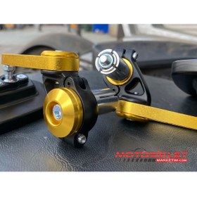 Resim IXANN Motosiklet Gidon Aynası Takım Gold 