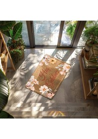 Resim Çok Renkli Dekoratif Çok Amaçlı Iç Ve Dış Kapı Önü Paspası Bej 