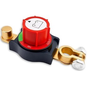 Resim Dashanshop Switch 12-48v Akü Bağlantı Kesici Üst Montaj Ağır Hizmet Araç Karavan Tekne Solar 