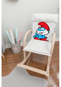 Resim Mobildecoaş Mobildeco Şirin Ahşap Sallanan Sandalye Dinlenme Koltuğu Şirin Ba 