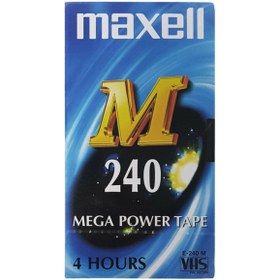 Resim Maxell E240m Mega Power Vhs Video Tapes 