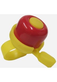 Resim Sarissa Çocuk Bisikleti Zil 1. Kalite Plastik Gövde Metal Çan Sarı Kırmızı Kırmızı - Sarı 