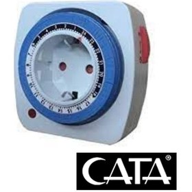 Resim Cata Ct-9180 Mekanik Zaman Saati Prizli Ayarlanabilir 