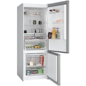 Resim Siemens Kg55ncıe0n Alttan Donduruculu Buzdolabı 186 X 70 Cm Kolay Temizlenebilir Inox 