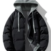 Resim Kadın Kışlık Kapüşonlu Ceket - Tam Fermuarlı, Termal Yalıtımlı Mont, Soğuk Hava için Uzun Kollu Dış Giyim, Günlük ve Resmi Kombinler - Şık, Kışlık Giysiler, Soğuk Hava Giyim, Tarz Sahibi Dış Giyim, Dayanıklı Dış Giyim, Ofis Giyimi 