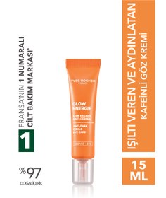Resim Yves Rocher Göz Çevresini Canlandırıcı, Nemlendirici ve Işıltı Verici Glow Energie Göz Kremi 15 ml 