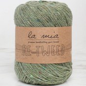 Resim La Mia Re-Tweed Yeşil Melanj El Örgü İpi - L173 - 34415 