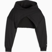 Resim PUMA FIT MOVE Crop Kadın Kapüşonlu Sweatshirt 