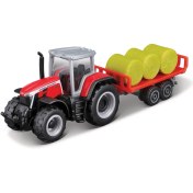 Resim Maisto Mini Work Machines Traktör ve Römork Set 04 