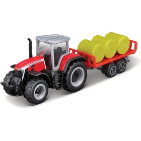 Resim Maisto Mini Work Machines Traktör ve Römork Set 04 