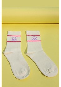 Resim United Colors Of Benetton Kız Çocuk Çorap Bnt-g24058 Beyaz 