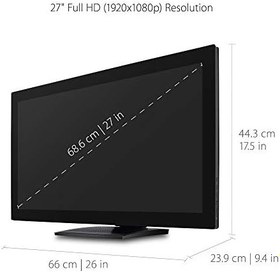 Resim Viewsonic TD2760 68,2 cm (27 inç) Dokunmatik Monitör (Full-HD, HDMI, DP, USB 3.2 Hub, Hoparlör, 4 Yıl Değiştirme Servisi) Siyah 