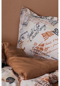 Resim Voyager 210 Tc 83 Tel Dijital Pamuk Saten Tek Kişilik Nevresim Takımı Çok Renkli 