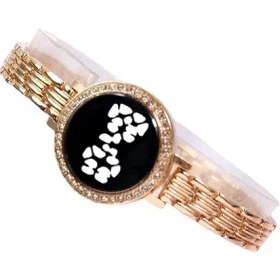 Resim 2xudc Gümüş Moda Alaşım Zarif LED Saatler Beyaz LED Ekranlar Bileklik Bayanlar Için Benzersiz Kadınlar Dijital Plastik Yuvarlak Fly Toka 9mm 8 Ay 34G (Yurt Dışından) 