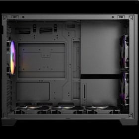 Resim Antec Flux M Kompakt Micro-atx Oyuncu Kasası - 6x Pwm Fan Dahil - Flux Hava Akışı Platformu - 3mm Temperli Cam - Usb Type-c 3.2 Gen2 10gbps - 360mm Radyatör Desteği - Gpu Braketi Dahil 