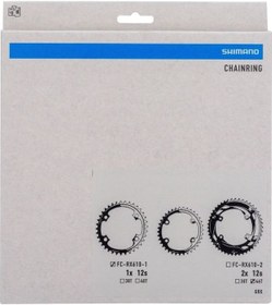 Resim Shimano 46t Aynakol Dişlisi Grx Fc-rx610-2 2x12 110mm Bcd 4 Kollu Siyah 
