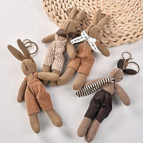 Resim Büyüleyici Örme Tavşan Kolye - Ona Mükemmel Tatil Hediyesi, Düğünler & Özel Günler İçin İdeal! 