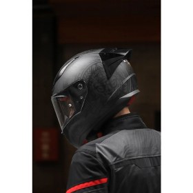 Resim Rapıd 2 Race Takaroa Mat Siyah Kask 