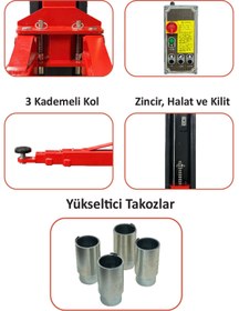 Resim G GAPTOOLS 4 Ton Tam Otomatik Iki Sütunlu Hidrolik Lift GPL102I 