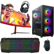 Resim Turbox TX4600 i7-4770 16 GB 2 TB SSD 4 GB GTX1050Ti 27" Dos Curved Masaüstü Oyuncu Bilgisayarı 