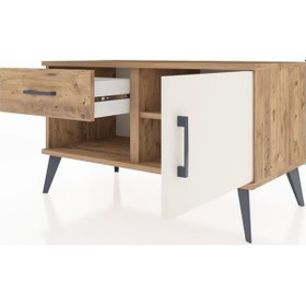 Resim Hyperion Şifonyer Tek Raflı Tek Çekmeceli Tek Kapaklı 88x44x48 Çam-aytaşı/çam Aytaşı/çam 
