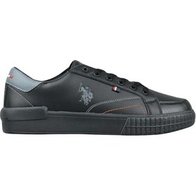 Resim U.s. Polo Assn. Mayk 4pr Erkek Siyah Sneaker Ayakkabı Siyah 