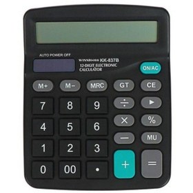 Resim MuazShop® Standart Fonksiyonlu 12 Haneli Geniş LCD Ekran,Pill Masaüstü Hesap Makinesi 