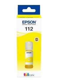 Resim EPSON C13T06C44A 112 Sarı 70ml Tanklı Sistem Mürekkebi 
