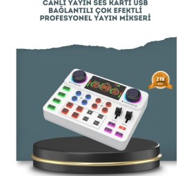 Resim Pileli Store Gürültü Engelleme Özellikli Canlı Yayın Ses Kartı 