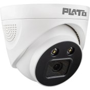 Resim 5mp Color Vu Mikrofonlu 3.6 mm 2 Atom LED Plastik Kasa Ahd Dome Kamera (5057) 