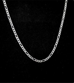 Resim Omar Silver Erkek Figaro Gümüş Kolye Zincir 4,4 Mm 