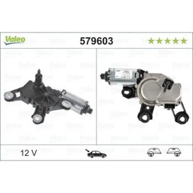 Resim Valeo 579603 Silecek Motoru Arka 8e9955711a 8e9955711b 8e9955711c Uyumlu 