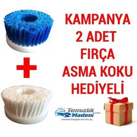 Resim 2 Adet Polisaj Temizleme Fırçası Koltuk Halı yumuşak Sert 