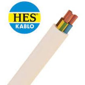 Resim Hes 3X1,5 Ttr Kablo %100 Bakır 10-20-30-40-50-60-70-90-100 Metre 