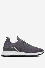 Resim Dericlub Kadın Trikolu Aksesuar Bağcıklı Comfort Sneaker Cr 2486 Füme 