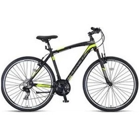 Resim Ümit 2863 Magnetıc Erkek Şehir Bisikleti 460h V 28 Jant 21 Vites Siyah Lime 