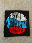 Resim icase Stonee temple Pilotes Müzik grubu Dijital Baskı Suya Dayanıklı Yama Patch Dikilebilir (13x12 cm) 